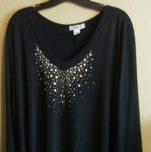 Bling silk shirt